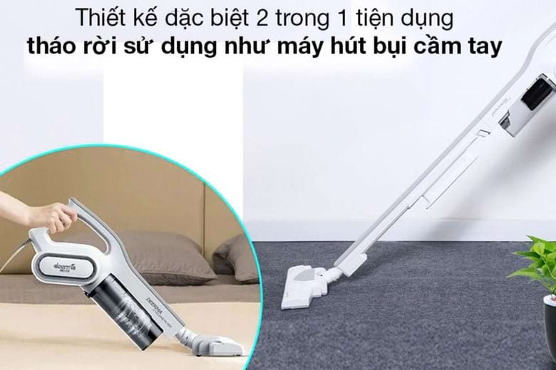 hướng dẫn sử dụng máy hút bụi deerma